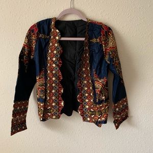 Brand New African Print Blazer